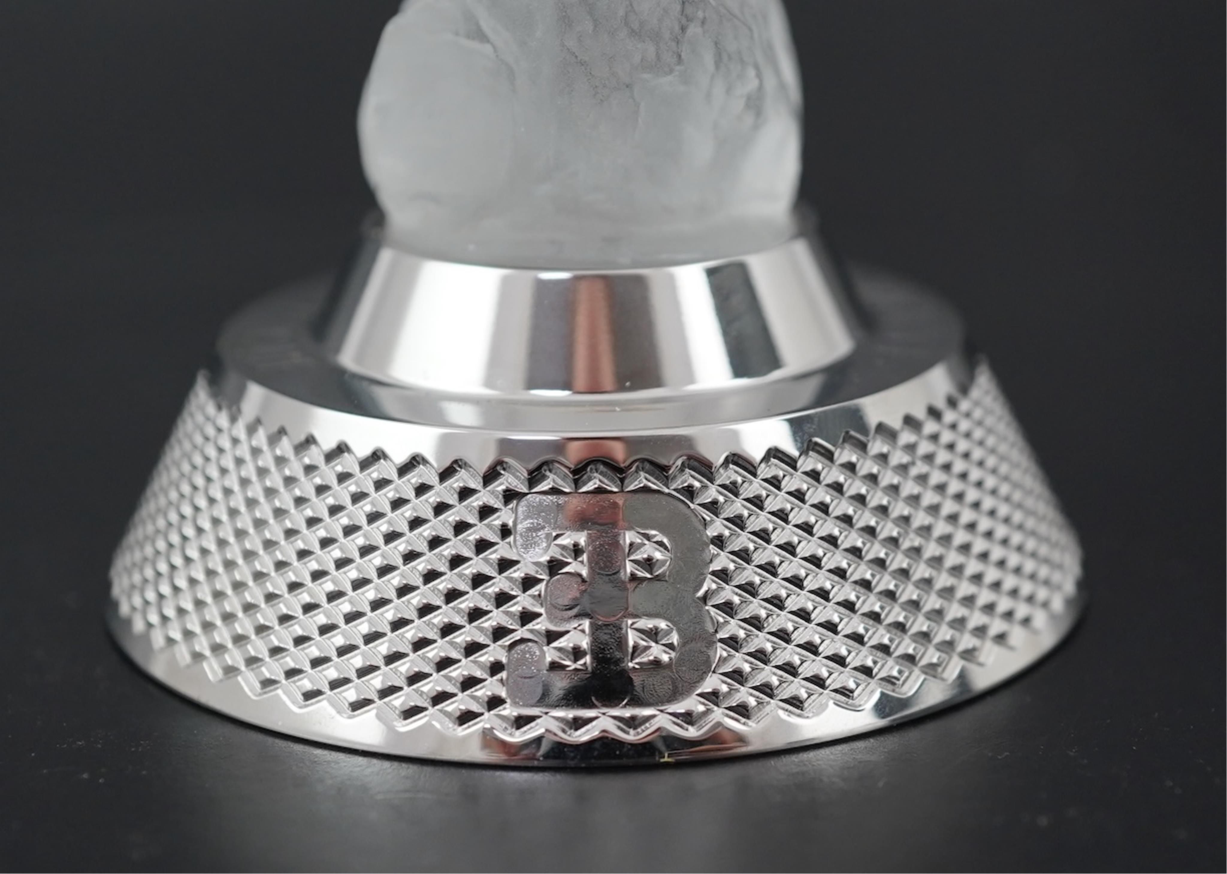 Lalique for Bugatti: An 'Éléphant' Debout Dansat (Standing Elephant Dancing)' mascot
